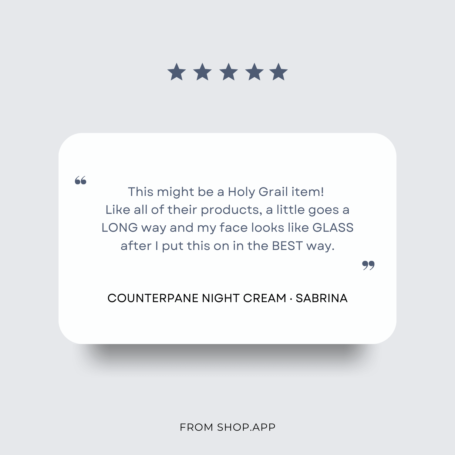 Counterpane Tallow Night Cream